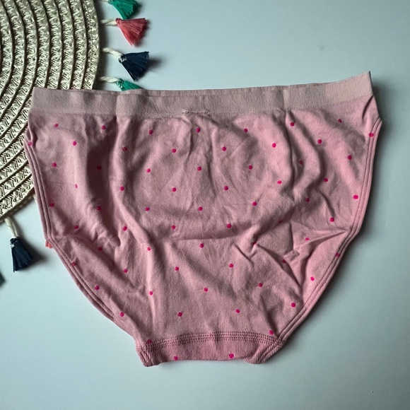Victoria's Secret Seamless Dot Bikini Panty Pink/Fuchsia Dot Medium NEW - Picture 3 of 3